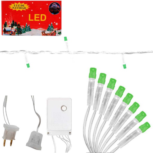 [6201842] Luces Navidad Arrocillo 100L verde Mia-4217A
