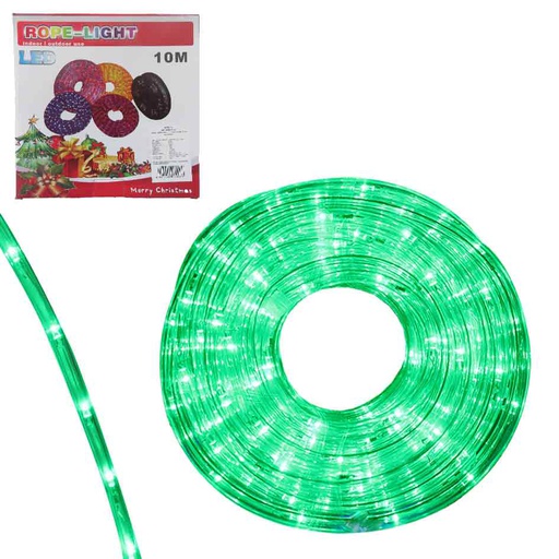 [6201985] Luces Navidad Led Manguera Mia-4223V Verde