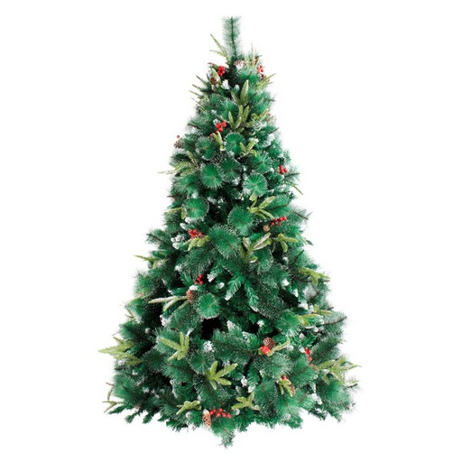[6200047] Árbol Navidad con Piñas y Bayas 2.1M Big67541