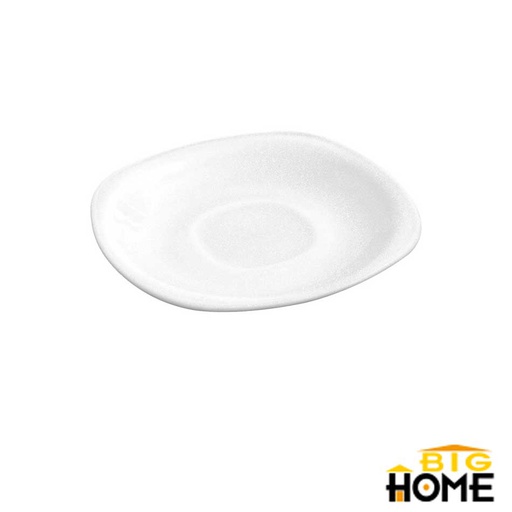 [1204698] Plato Tendido Opal Cuadrado 5.8 pulgadas Big Home Blanco FKBD58/6