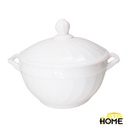 Sopera con Tapa Opal Redonda 600ml Big Home Blanca XSEW55/1+1