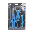 Set Cocina 3 Piezas Tijera, Pel, Dest Big1046