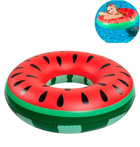 [6300204] Flotador Pvc Diseño Sandia 120Cm Miap02
