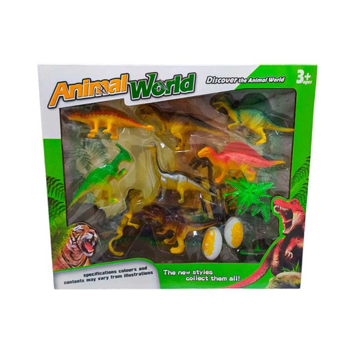 [6103149] Set Animales World Dinosaurio 610