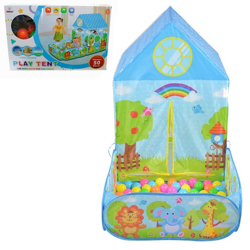 [6103715] Carpa Infantil Con Pelotas Diseño De Animal 9955001E