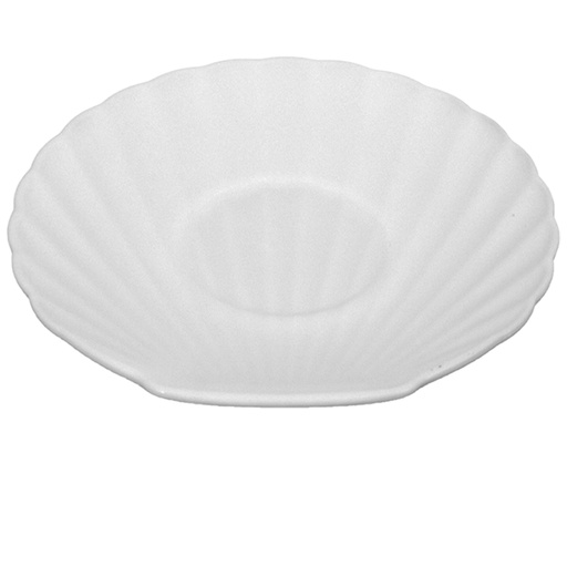 [1204681] Plato Tendido Opal Enconchado Labrado 10.5" Big Home Blanco LBKP105/6