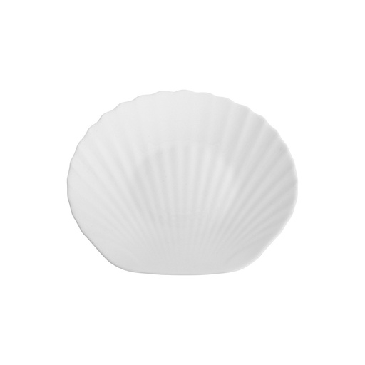 [1204686] Plato Tendido Opal Enconchado 12" Big Home Blanco LBKP120/6