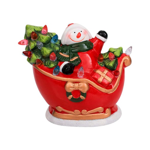 [6200374] Muñeco De Nieve Trineo Musical Luz Mia-7172