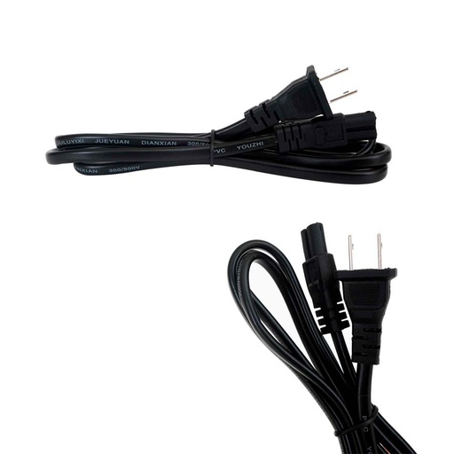 [7200008] Cable De Poder Tipo 8 Negro Mia-5721
