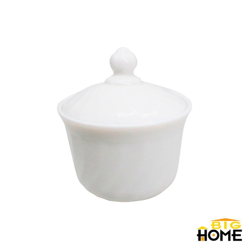 [1202849] Azucarera con Tapa Opal Redonda 270ml Big Home Blanco XTZ40/1+1/6