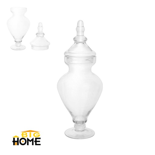 [1301712] Jarrón Vidrio Big Home Con Tapa Mv701-38