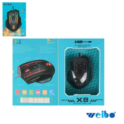[7200197] Mouse Gamer Weibo Mia-9029