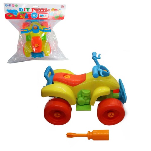 [6103257] Juguete Moto C/Ruedas Armable Funda 5015B