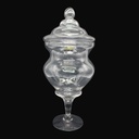 Jarrón Vidrio Big Home Con Tapa Mv354