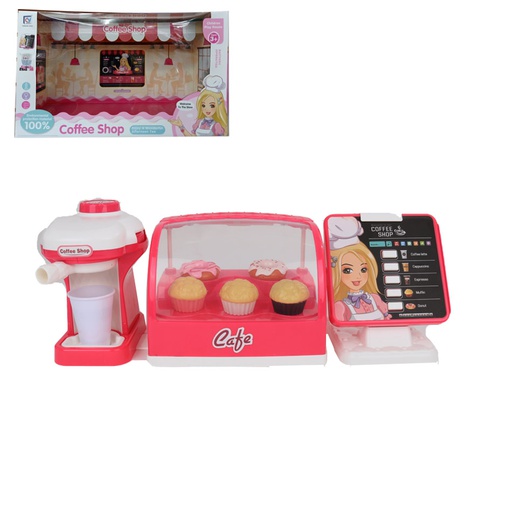 [6101997] Tienda Cafeteria Con Luz Y Sonido Coffe Shop 818225