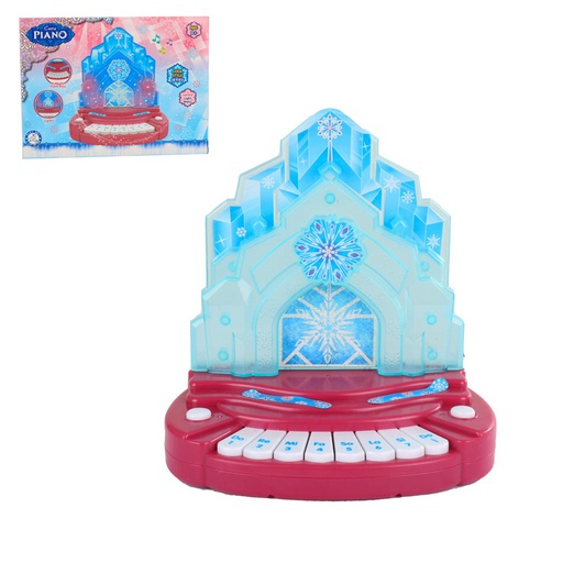 [6100290] Piano Infantil Castillo De Hielo Con Sonidos 01878