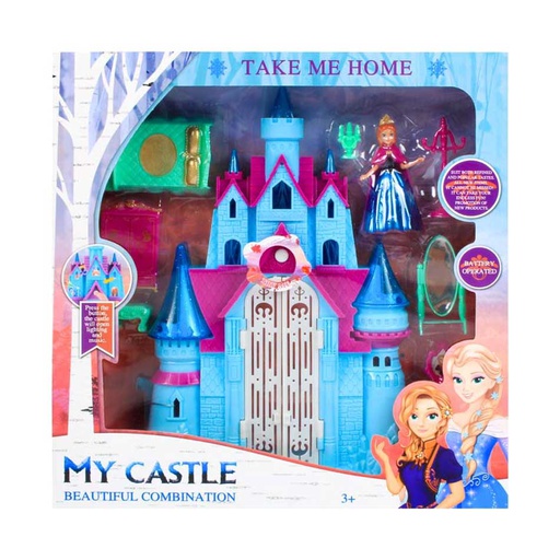 [6100648] Castillo My Castle Grande Con Muñecas Y Accesorios Sg2996N