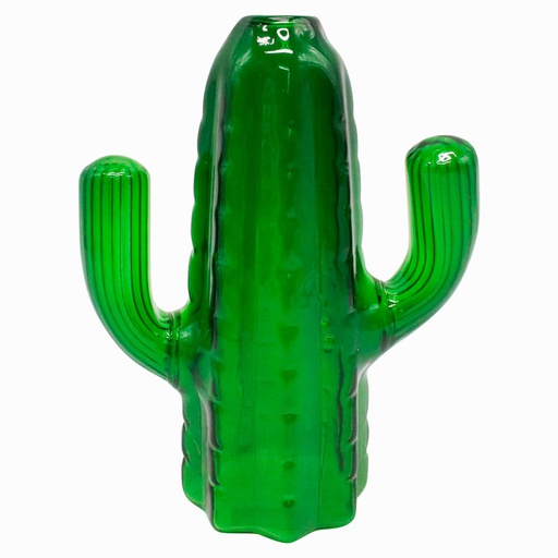[1301431] Florero Vidrio Cactus Mia-7407