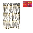 Luces Navidad Malla Led 160L Calida C/Verde Mia-Am160Lcv