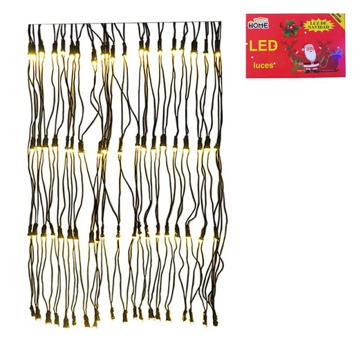 [6201957] Luces Navidad Malla Led 240L Calida C/Verde Mia-Am240Lcv