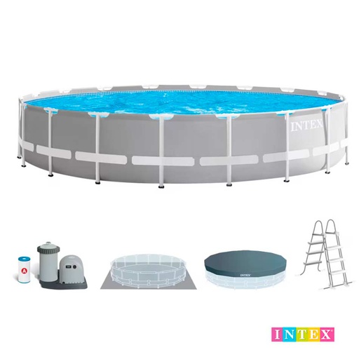 [6300559] Piscina Desmontable Prism Frame Con Accesorios 122X549Cm 6423Gal Intex 26731Ep