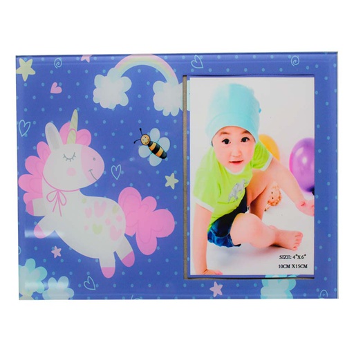 [1302628] Porta Retrato Vidrio 10Cmx15Cm Mia-7706