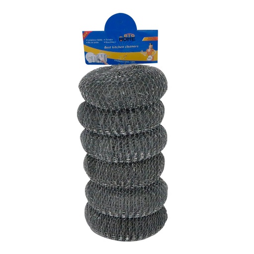 [1701153] Estropajo con Malla 6Pz 40G Big-Home BH-003