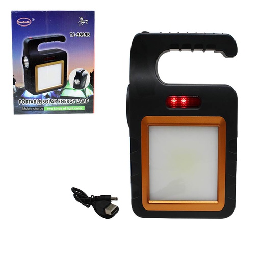 [3100361] Linterna Recarg 2F Tj-3599B Surtido Mia-8166