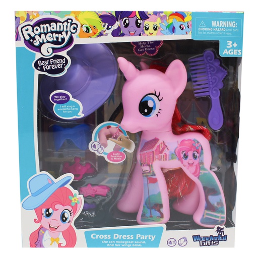 [6101503] Juguete Caballo Pony Con Accesorios Caja 88458