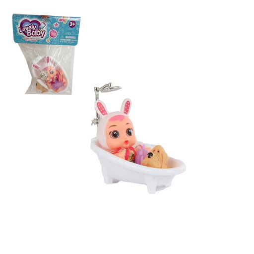 [6100890] Bebé C/Bañera Y Access Funda Lovely Baby Sm2158