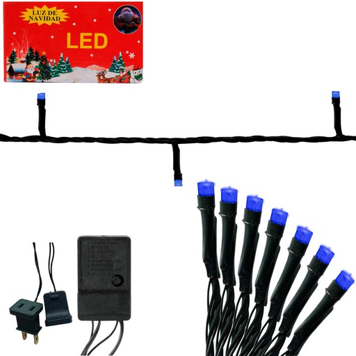 [6201867] Luces Navidad Led Arroc C/V 100L Mia-4687A100 Azul