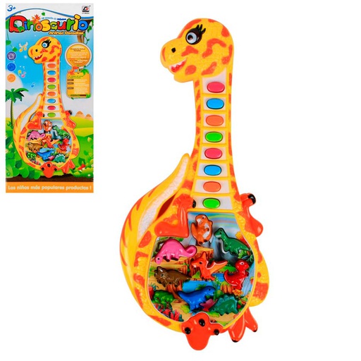 [6100299] Guitarra Musical Infantil Forma Dinosaurio Cy6023C