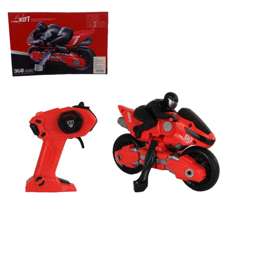 [6103265] Motocicleta Control Remoto y Piloto 998