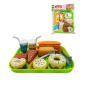 Juego Set Comida C/Charol Funda 8814