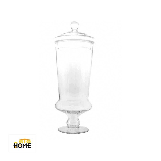 [1301701] Jarrón Vidrio Big Home Con Tapa Mv1013