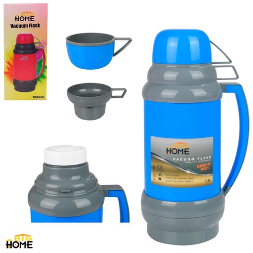 [1800437] Termo Termico Con Asa Y 3 Tazas 1 Litros Big Home Da1000