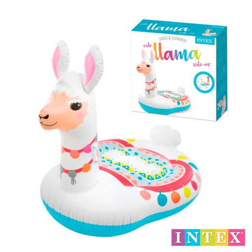 [6300188] Flotador Vinilo Llama 112X94X135Cm Intex 57564Np