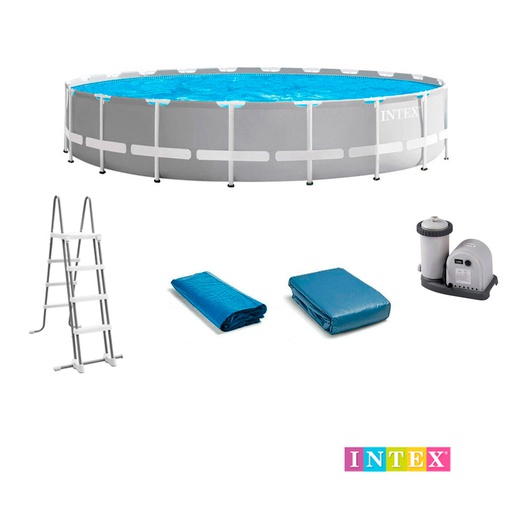 [6300558] Piscina Desmontable Prism Frame Con Accesorios 132X610Cm 8638Gal Intex 26755Ep