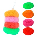 Estropajo Plástico 4 Piezas Mia-5008