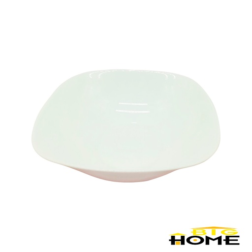 [1203439] Plato Hondo Opal Cuadrado 9 pulgadas Big Home Blanco FFW90/3