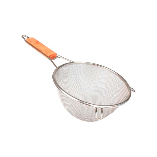 [1106948] Colador Metalico De Malla Con Mango De Madera Nro. 22 | Mia-5161
