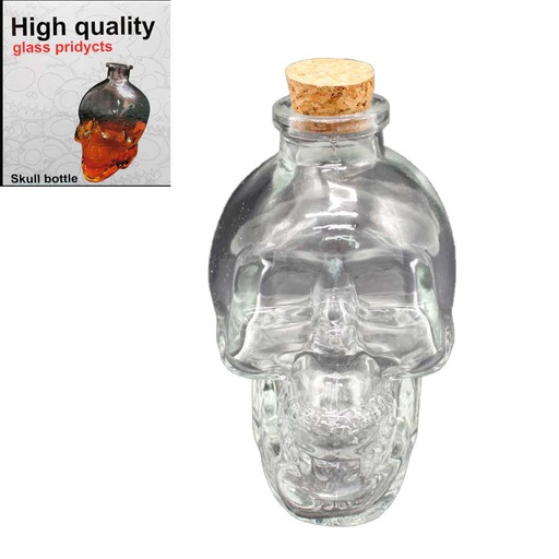 [1200035] Licorera Calavera Vidrio Mia-7804