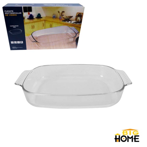 [1105833] Pyrex Molde Refractario Rectangular 2.8L 8106-2 Big Home