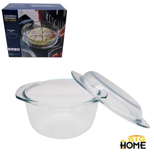 [1105780] Pyrex Cacerola Red 4214 Big Home Capac 2.5L