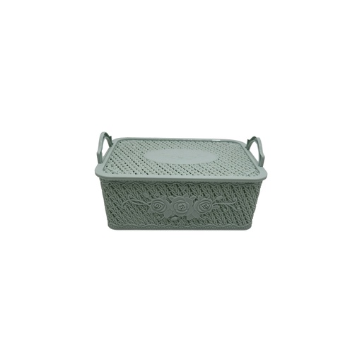 [1700495] Canastilla Con Tapa Rectangular Surtido Mia-8530