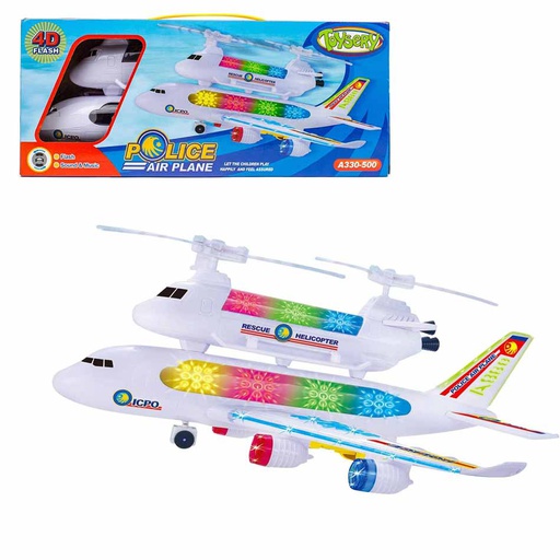 [6102198] Avión De Rescate Luces 4D Y Movimiento A330500