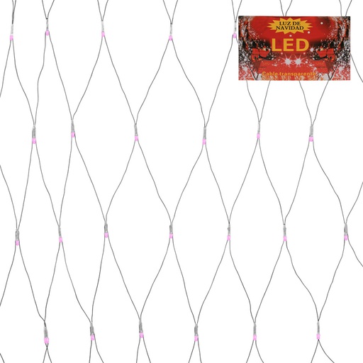 [6201970] Luces Navidad Malla Led 320L Mia-F320 Fucsia