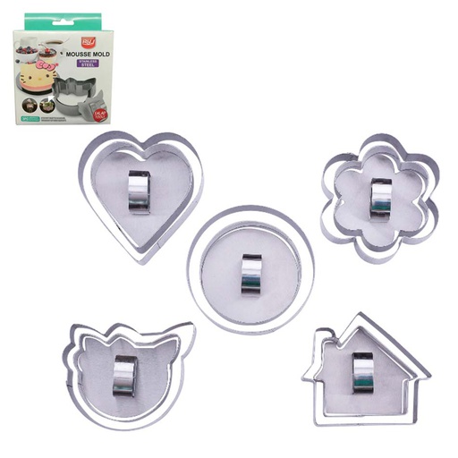 [1106211] Cortador P/Mousse 3 Piezas Cj Mia-S680