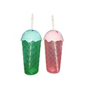 Vaso Con Sorbete Plástico Surtido Big Home Mia-8303