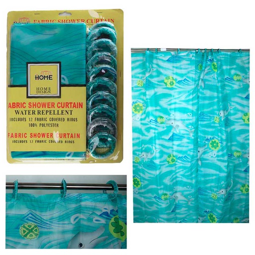 [1500148] Cortina Para Baño Poli 180X180Cm Big Home 16891-2